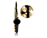 MusicMate Saksofon Tenorowy Bb MM-D125 ObsidianSax - 1588238 - zdjęcie 2